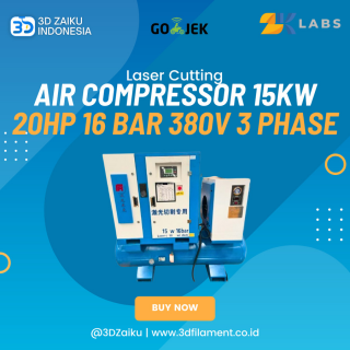 ZKLabs Air Compressor 15KW 20HP 16 Bar 380V 3 Phase for Laser Cutting